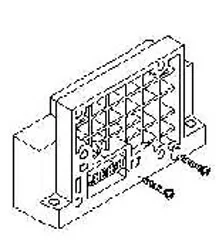 SMC - SV1000-51D-10A-C8 - Endplatte D-Seite