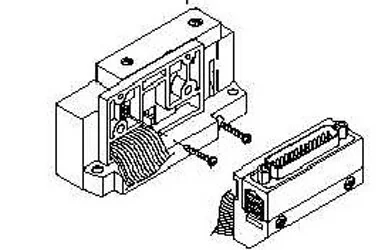 SMC - SV1000-51D1-13AR-C8 - Endplatte D-Seite