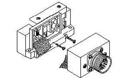 SMC - SV2000-51D-12AR-C10 - Endplatte D-Seite