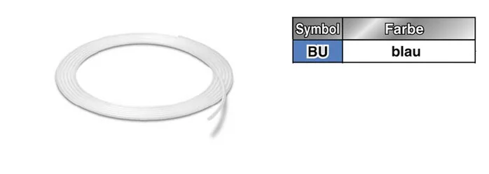 SMC - TPH0604BU-100 - Polyolefin-Schlauch, Blau