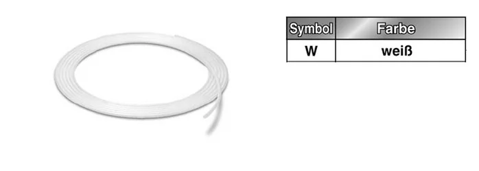 SMC - TPH1209W-100 - Polyolefin-Schlauch, Weiß