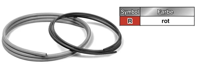 SMC - TRS0805R-100 - Weich Nylon Schlauch, Rot