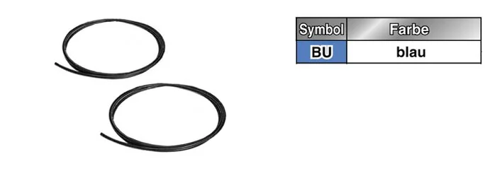 SMC - TS0425BU-20 - Weich Nylon Schlauch, Blau