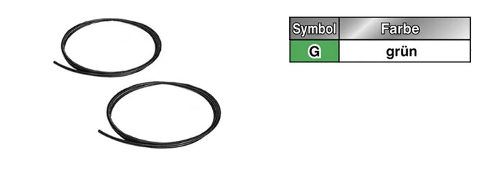 SMC - TS0604G-20 - Weich Nylon Schlauch, Grün