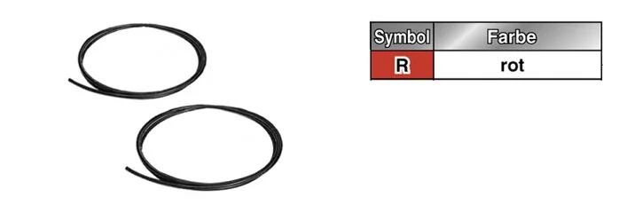 SMC - TS0806R-20 - Weich Nylon Schlauch, Rot