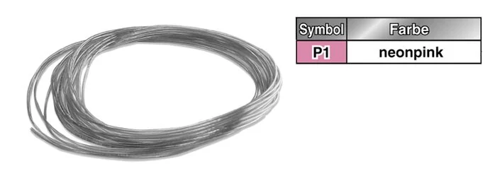 SMC - TU0425P1-100 - Polyurethan-Schlauch, Neon