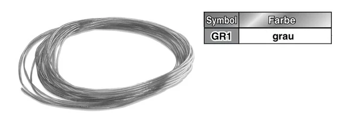 SMC - TU0604GR1-20 - Polyurethan-Schlauch, Grau