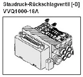 SMC - VVQ1000-18A - Gegendruck-Rückschlagventil
