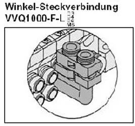 SMC - VVQ1000-F-LC4 - Winkel-Steckverschraubung