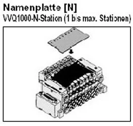 SMC - VVQ1000-N-6 - Typenschild