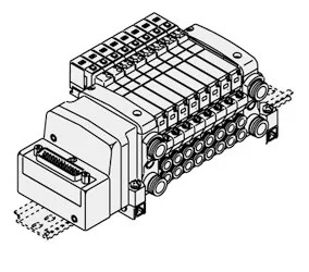 SMC - VVQ2000-57A - DIN-Schienen-Befestigungssatz
