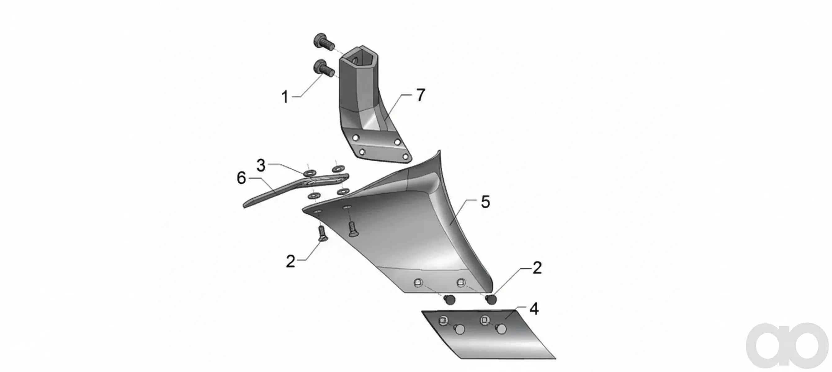 Lemken - 3470600 - Streichblech
