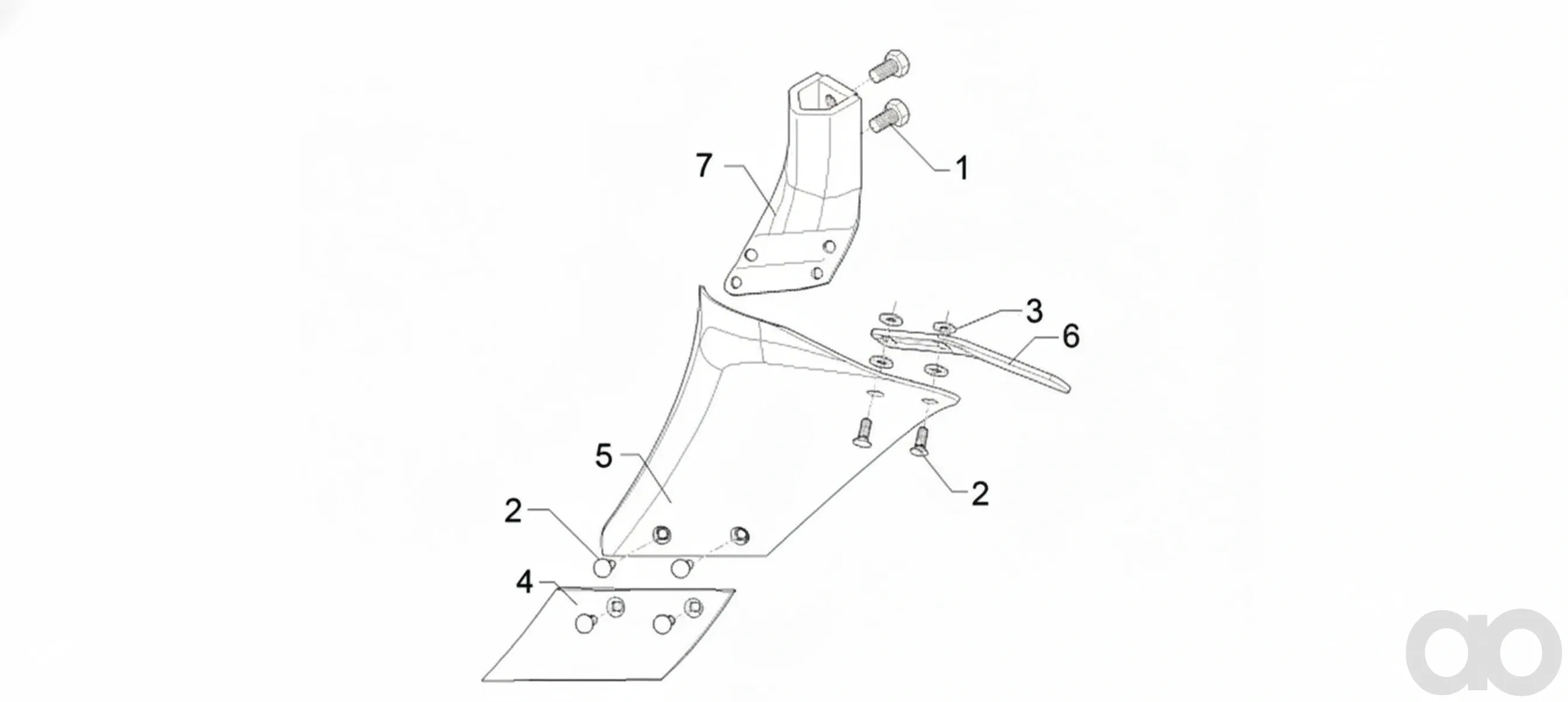 Lemken - 3470601 - Streichblech