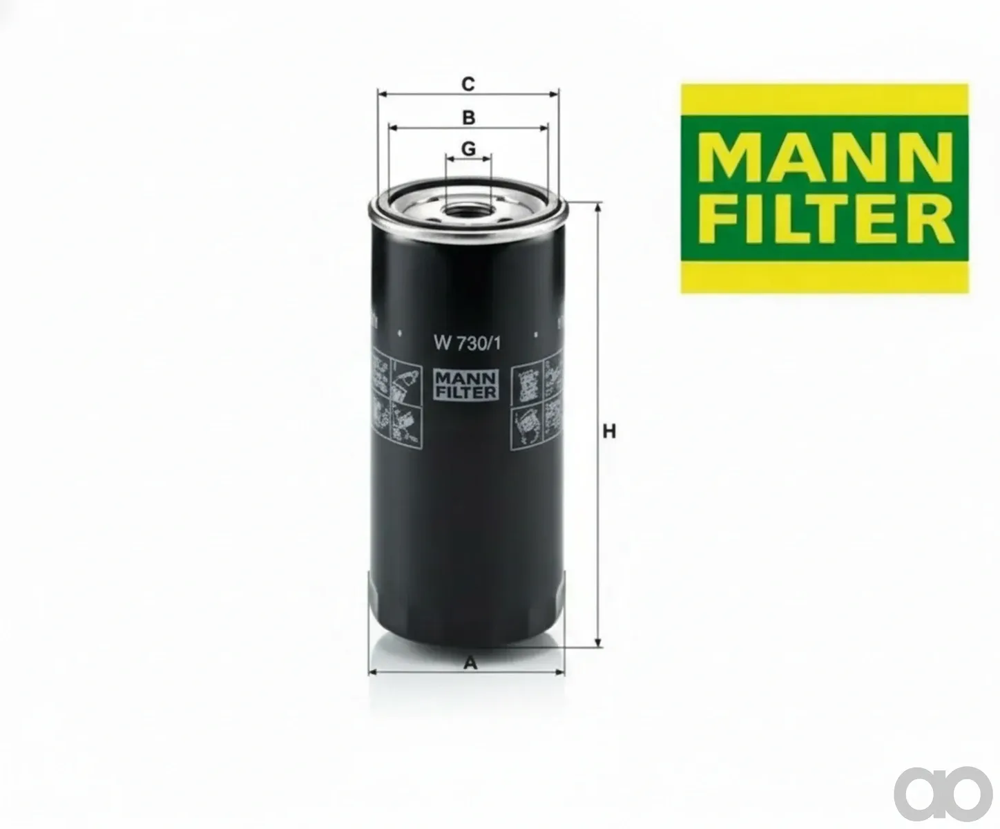 Mann Filter - W7301 - Motoroelwechsel-Filter