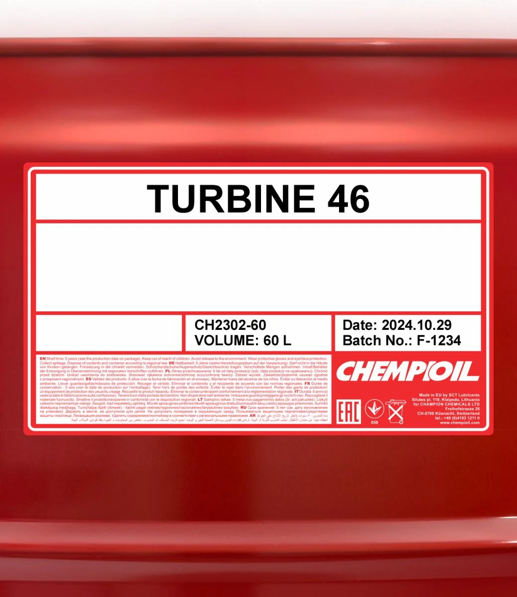 CHEMPIOIL - CH230260 - Turbine 46 60L
