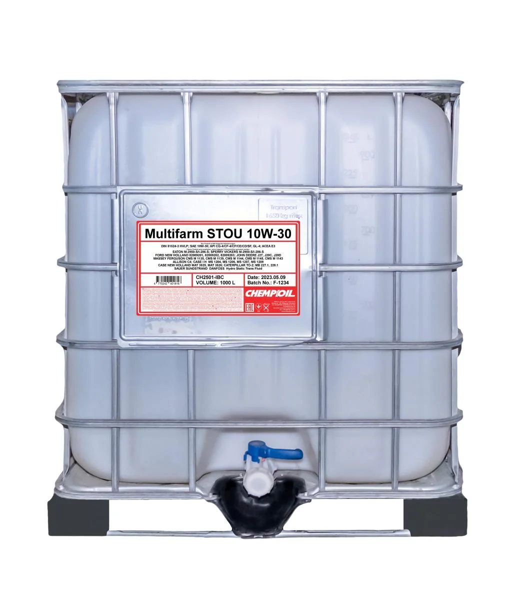 CHEMPIOIL - CH2501IBC - Multifarm STOU 10W-30 1000L