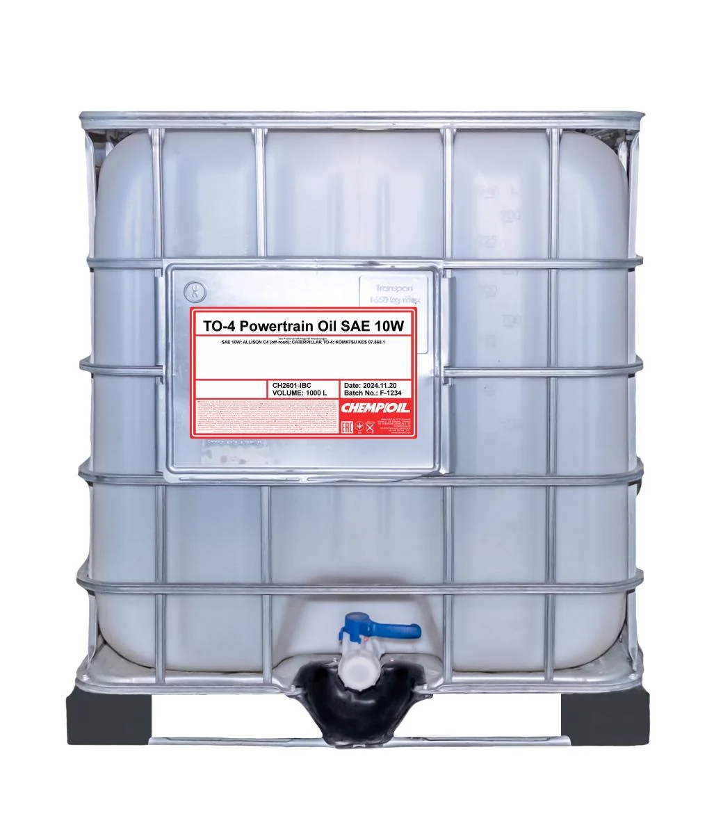 CHEMPIOIL - CH2601IBC - TO-4 Getriebeoel SAE 10W 1000L