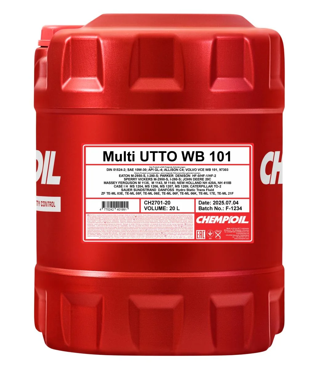 CHEMPIOIL - CH270120 - Multi UTTO WB 101 20L