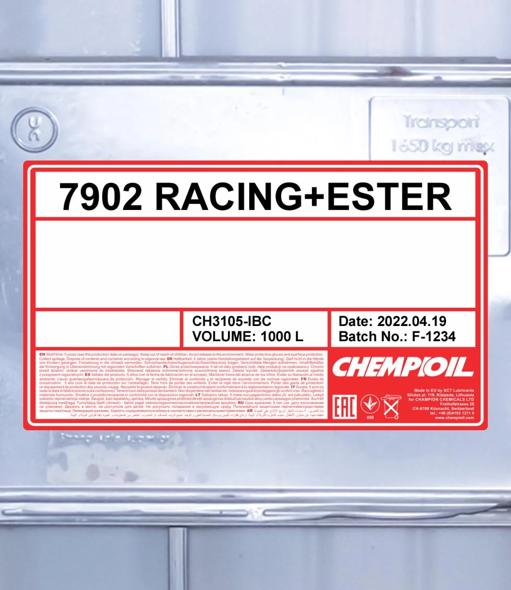 CHEMPIOIL - CH3105IBC - M.O. SAE 50 1000L