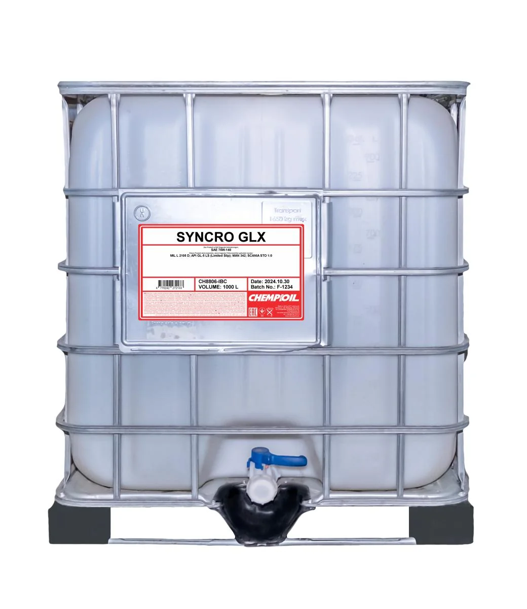 CHEMPIOIL - CH8806IBC - Syncro GLX 75W-140 GL-5 1000L