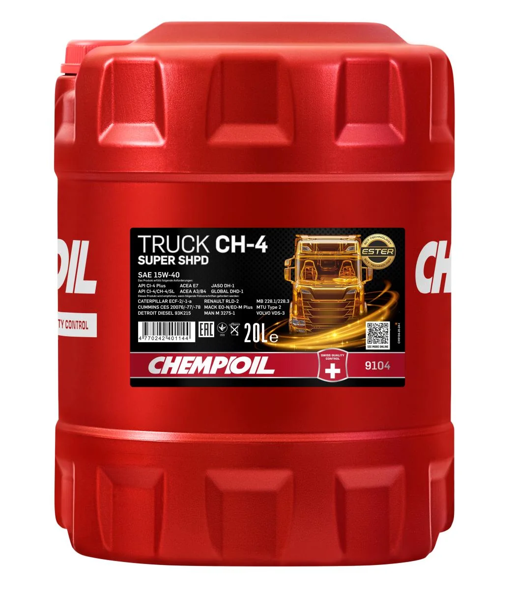 CHEMPIOIL - CH910420 - CH-4 LKW Super SHPD 15W-40 20L