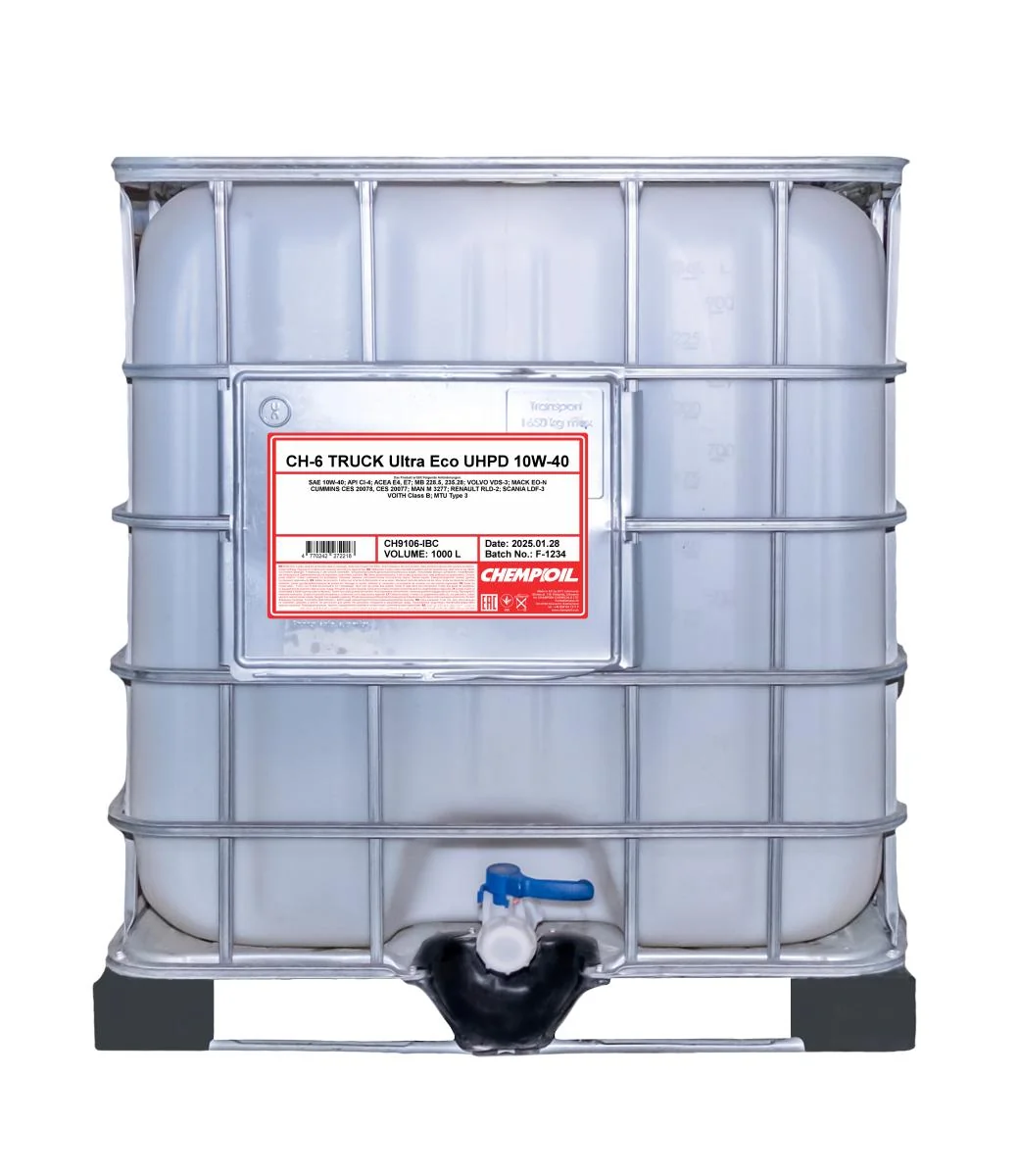 CHEMPIOIL - CH9106IBC - CH-6 LKW Ultra Eco UHPD 10W-40 1000L