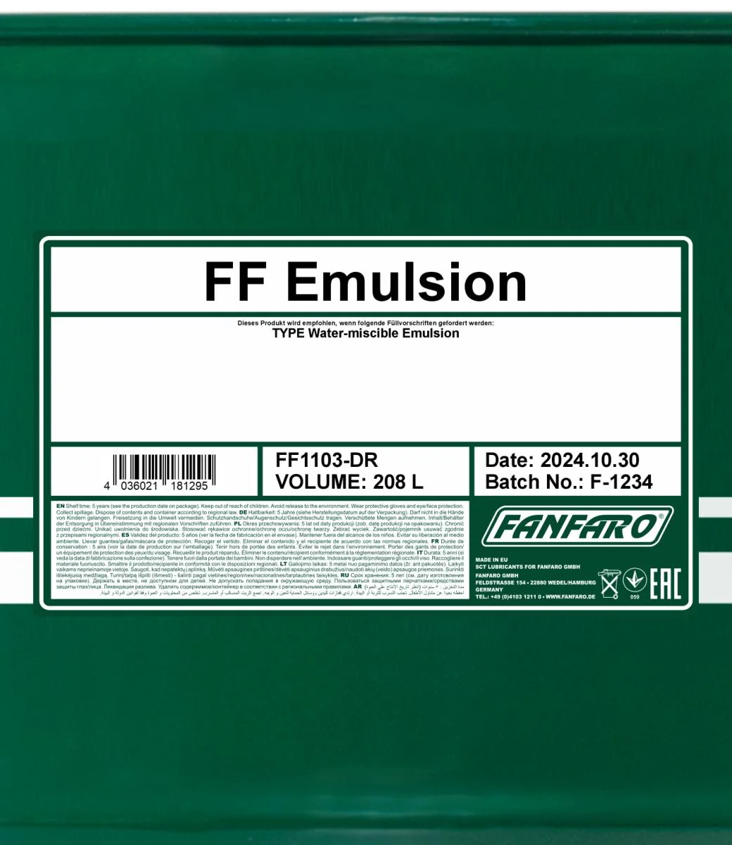 FANFARO - FF1103DR - Emulsion 208L