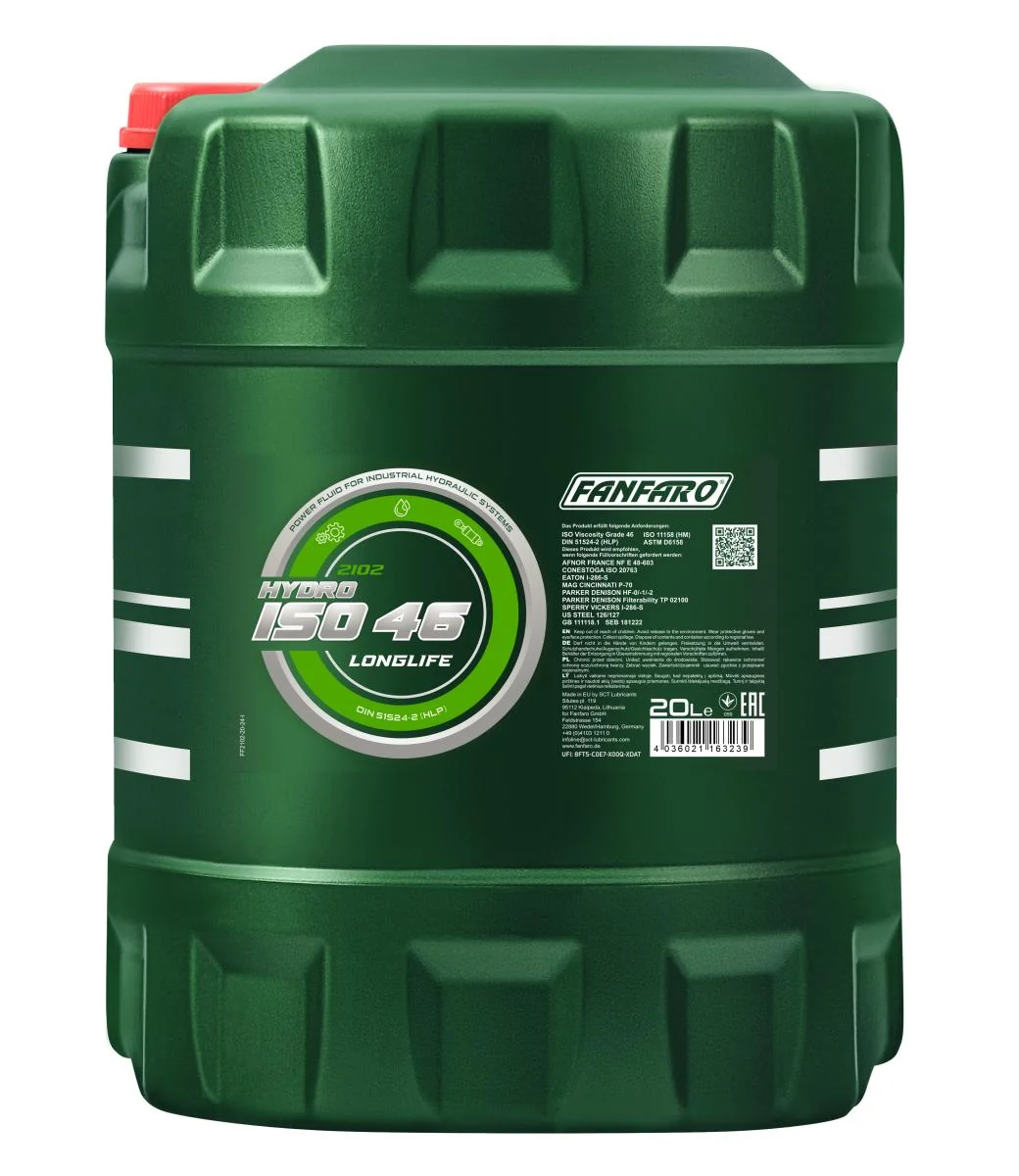 FANFARO - FF210220 - Hydro ISO 46 LONGLIFE 20L