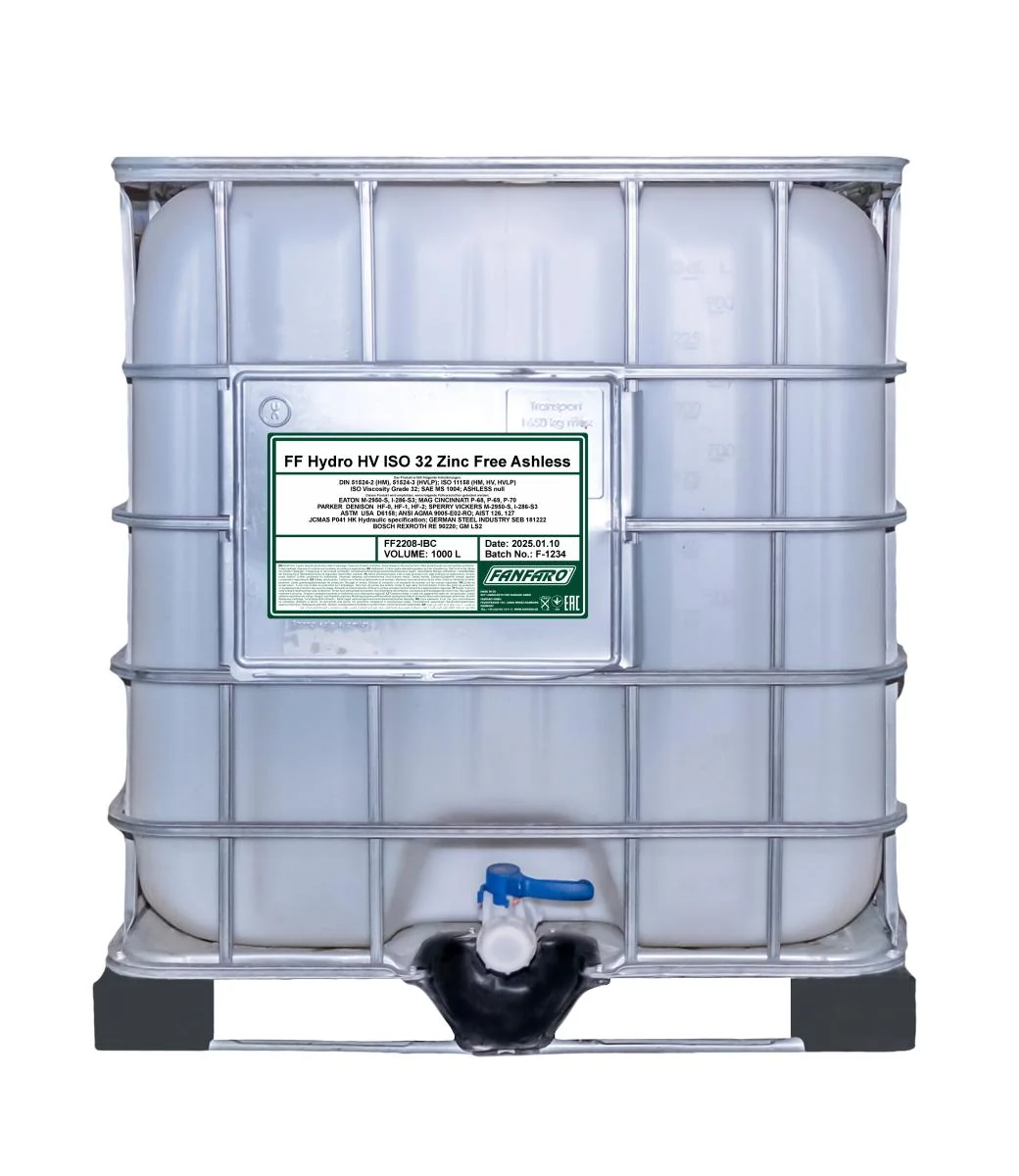 FANFARO - FF2208IBC - Hydro HV ISO 32 Zinkfrei 1000L