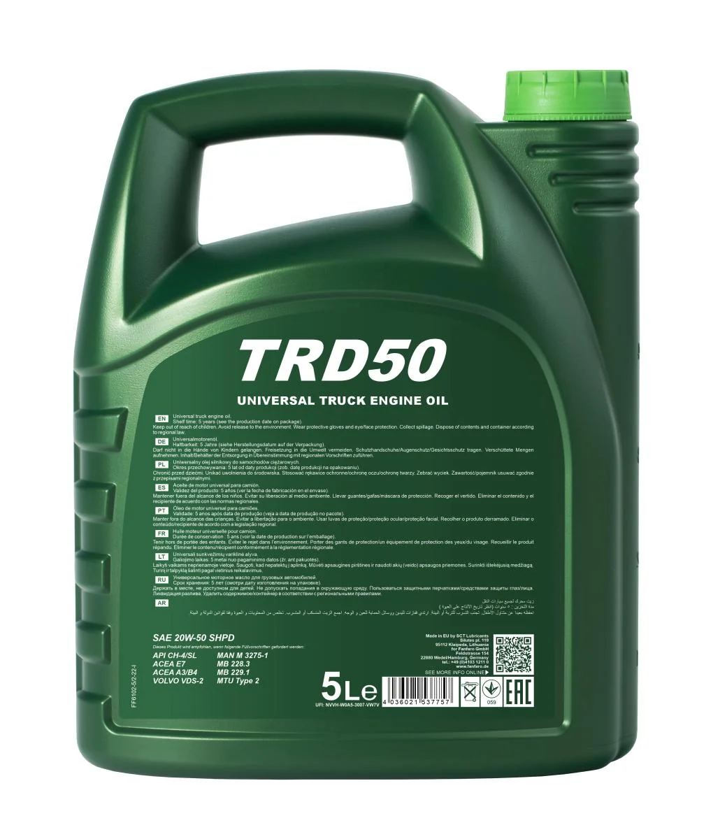 FANFARO - FF61025 - TRD 50 SHPD 20W-50 5L