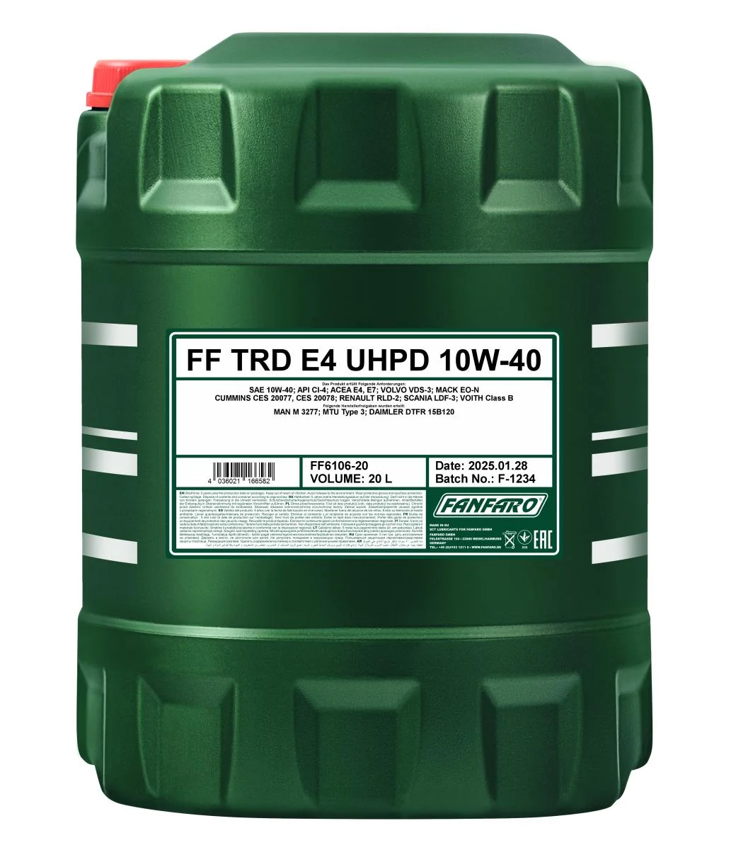 FANFARO - FF610620 - TRD E4 UHPD 10W-40 20L