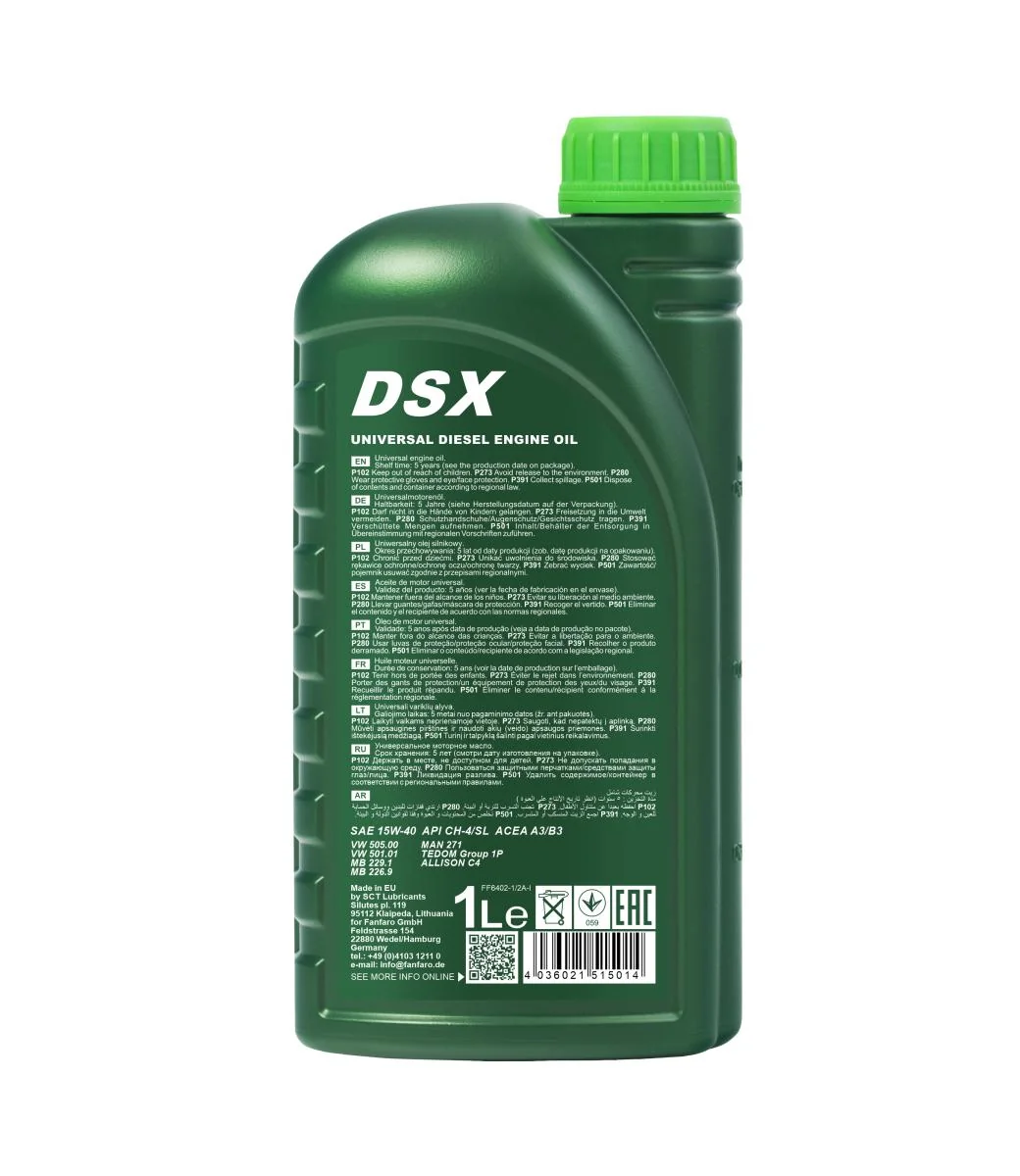 FANFARO - FF64021 - DSX 15W-40 1L