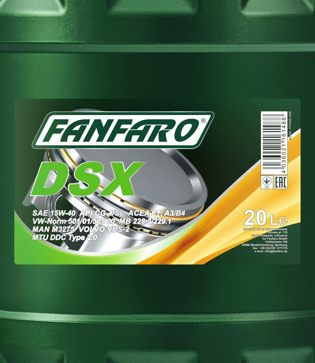FANFARO - FF640220 - DSX 15W-40 20L