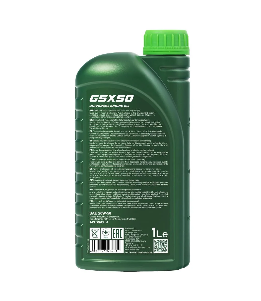 FANFARO - FF64031 - GSX 50 20W-50 1L