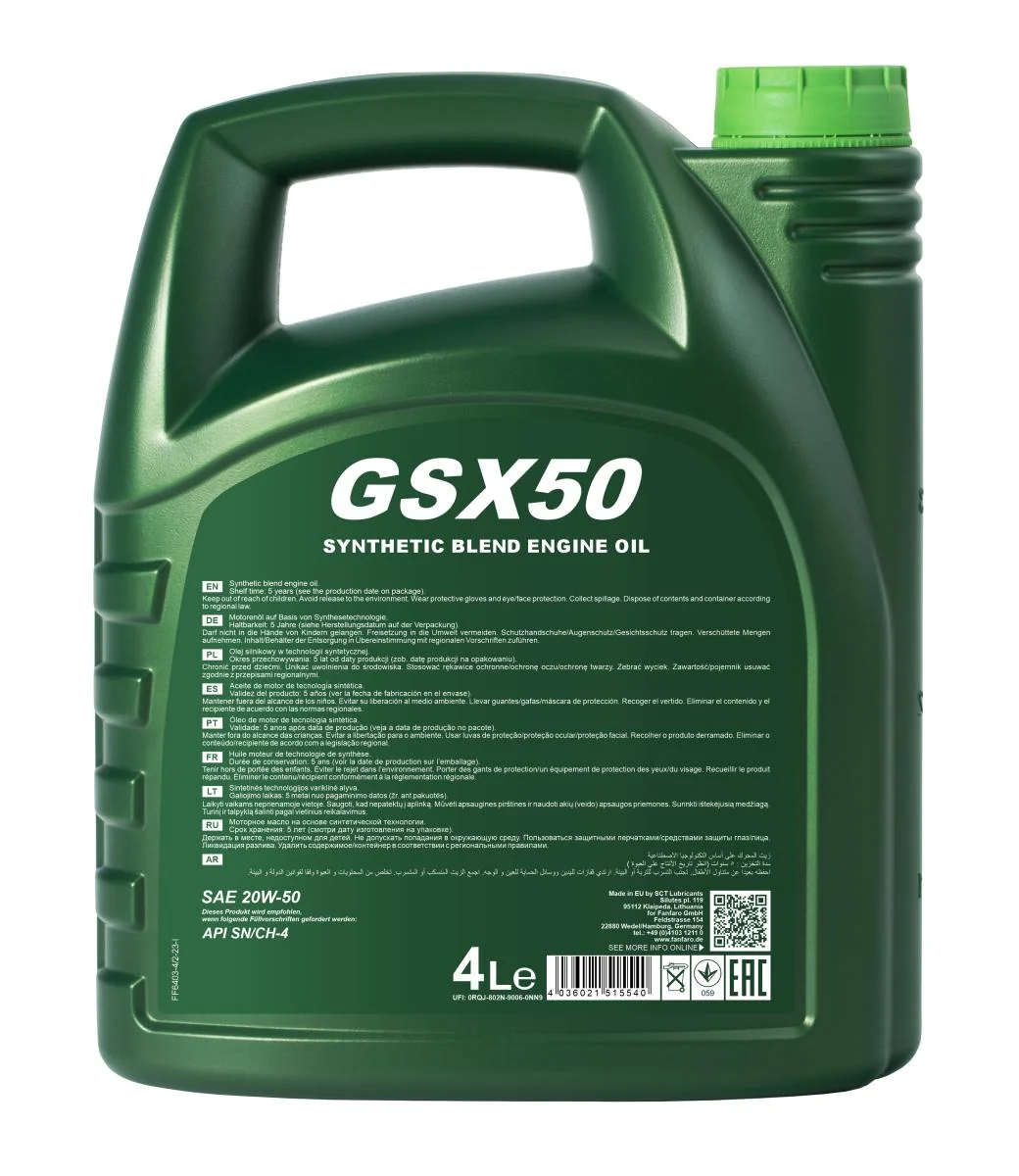 FANFARO - FF64034 - GSX 50 20W-50 4L