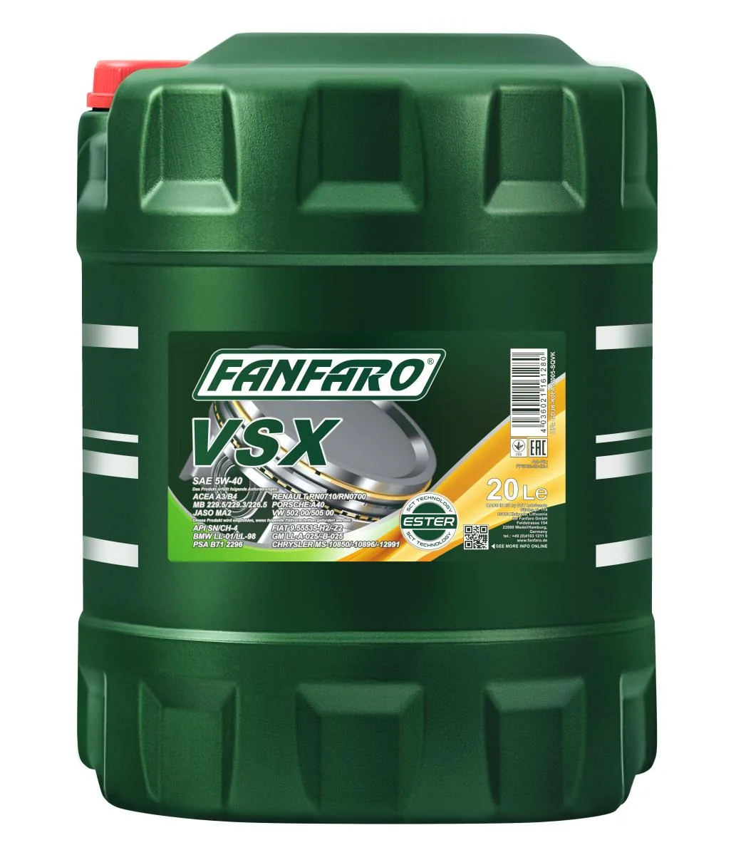 FANFARO - FF670220 - VSX 5W-40 20L