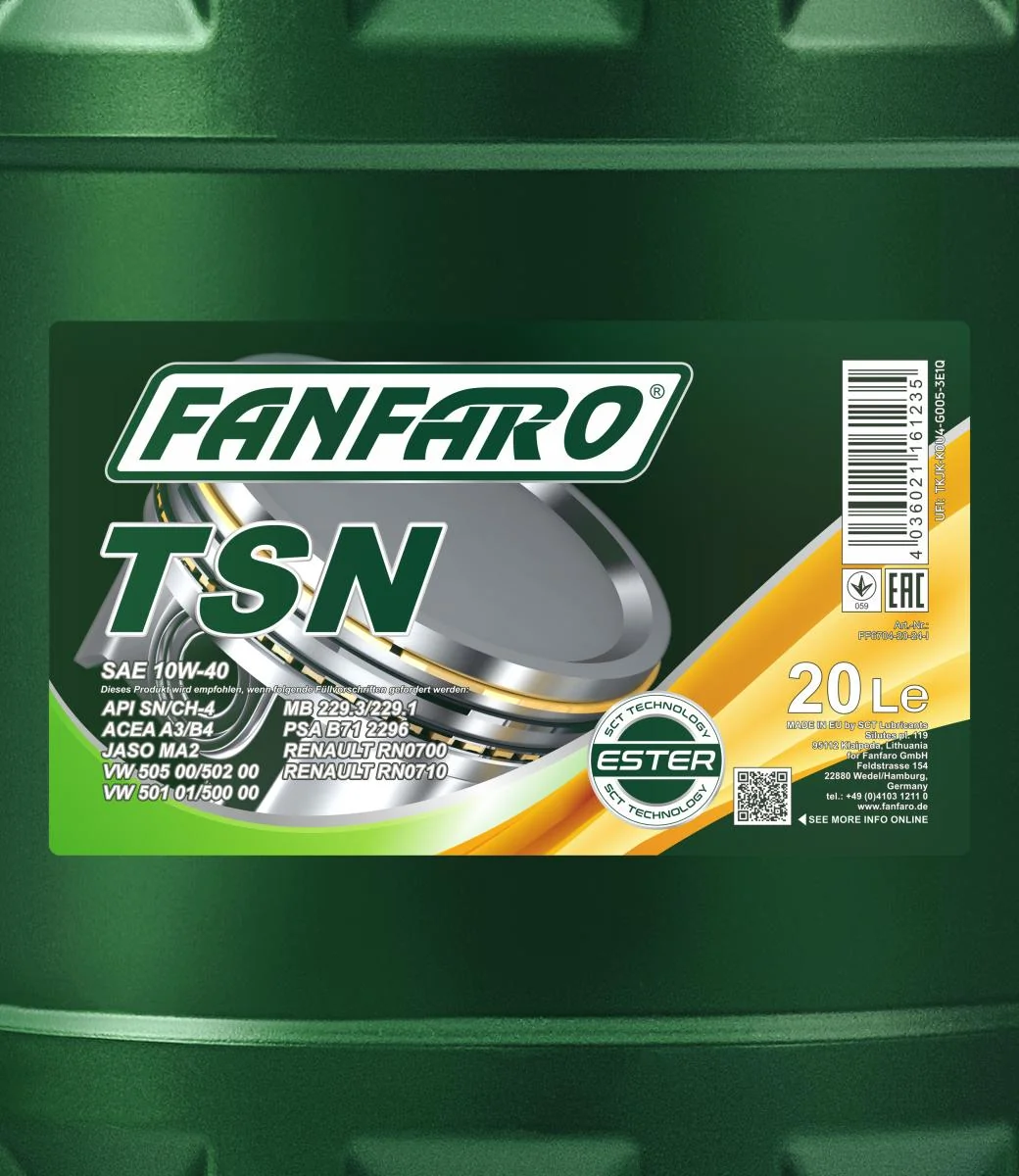 FANFARO - FF670420 - TSN 10W-40 20L