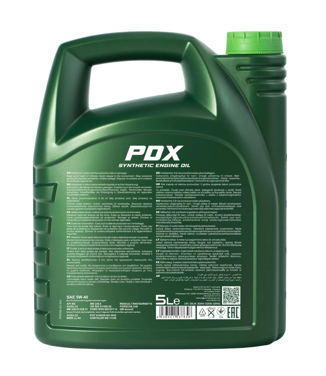 FANFARO - FF67055 - PDX 5W-40 5L