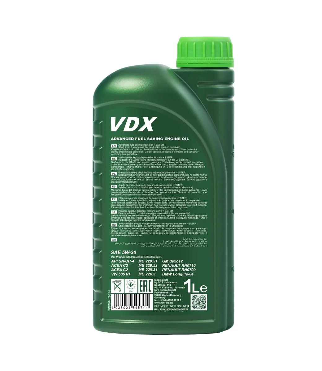 FANFARO - FF67071 - VDX 5W-30 1L