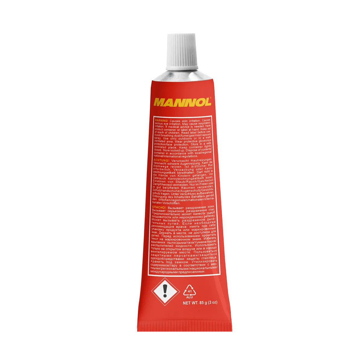 MANNOL® - 9914 - Silikon-Dichtmasse Rot 85g