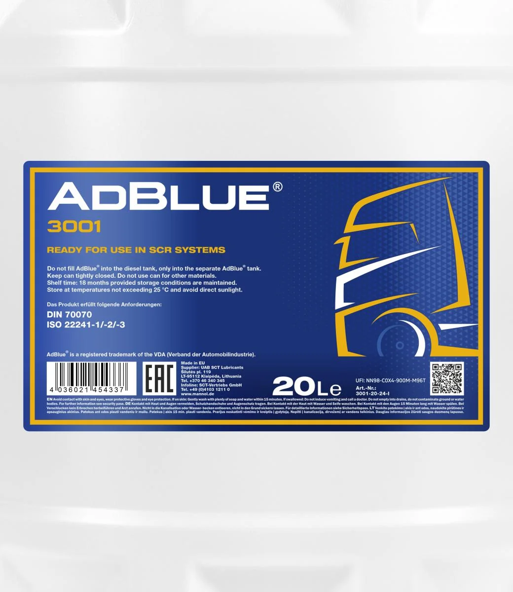 MANNOL® - AD300120 - AdBlue® 20L