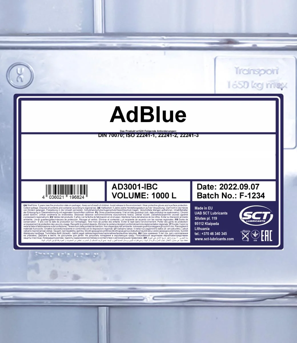 MANNOL® - AD3001IBC - AdBlue® 1000L
