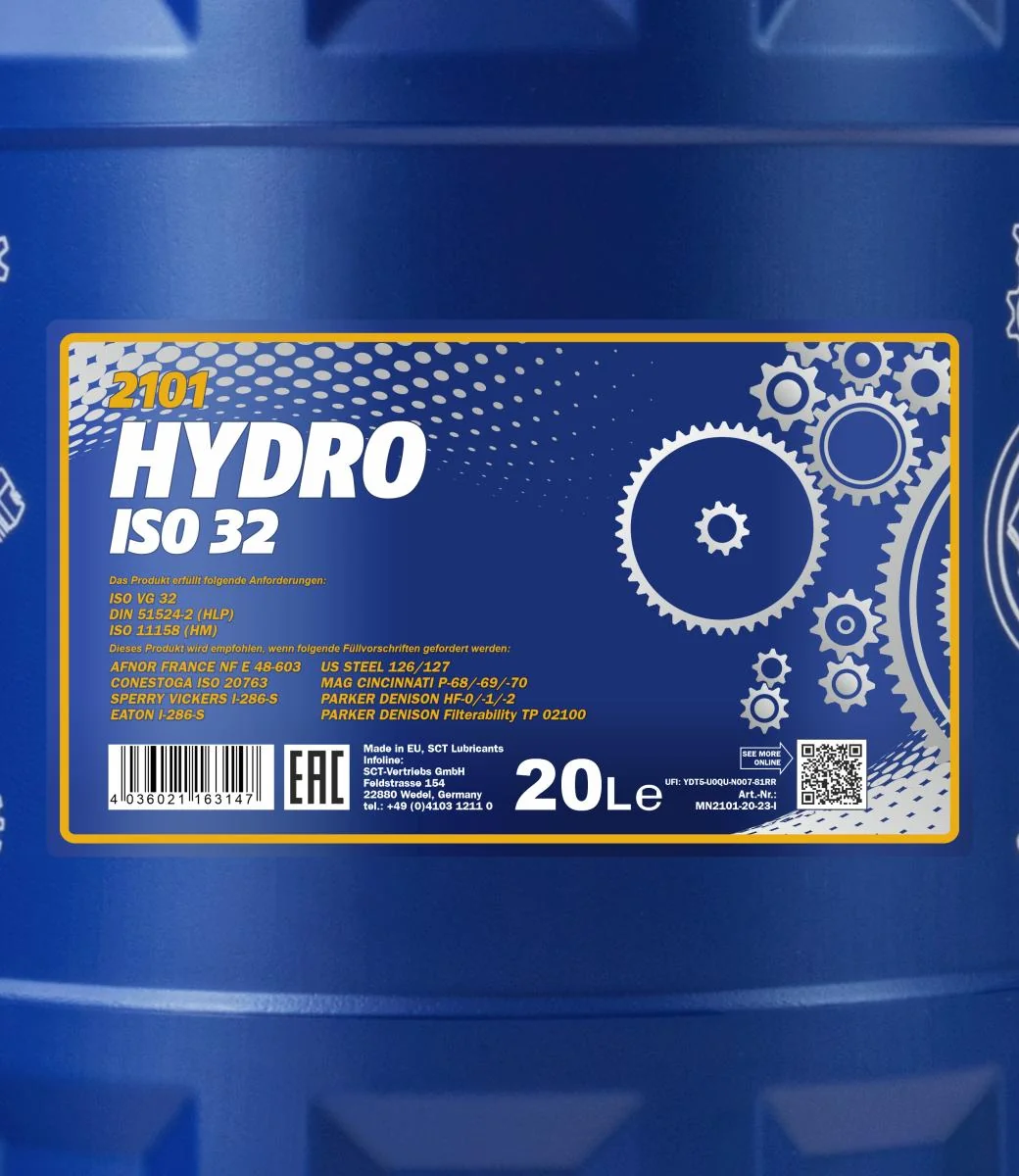 MANNOL® - MN210120 - Hydro ISO 32 LONGLIFE 20L
