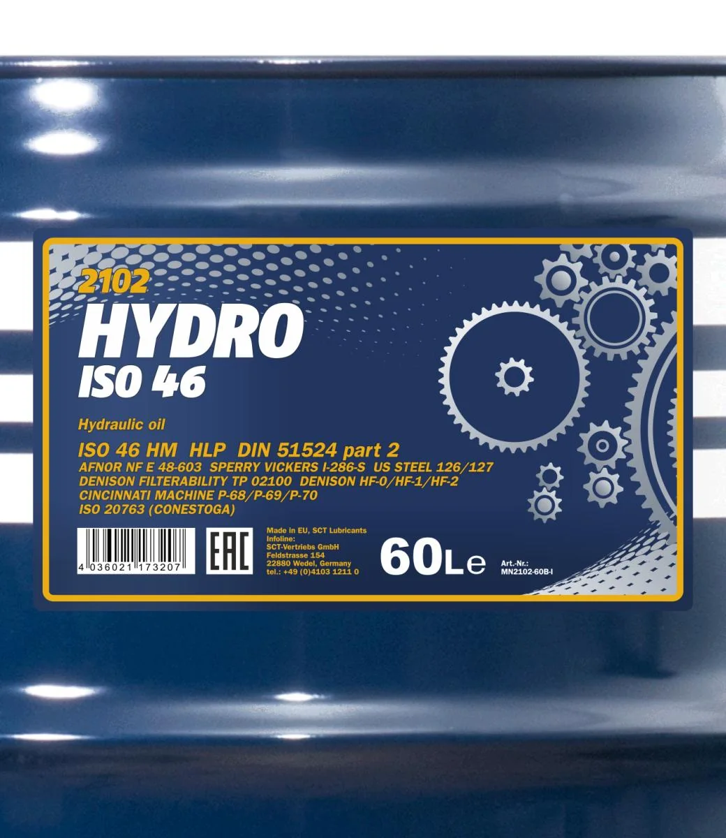MANNOL® - MN210260 - Hydro ISO 46 LONGLIFE 60L