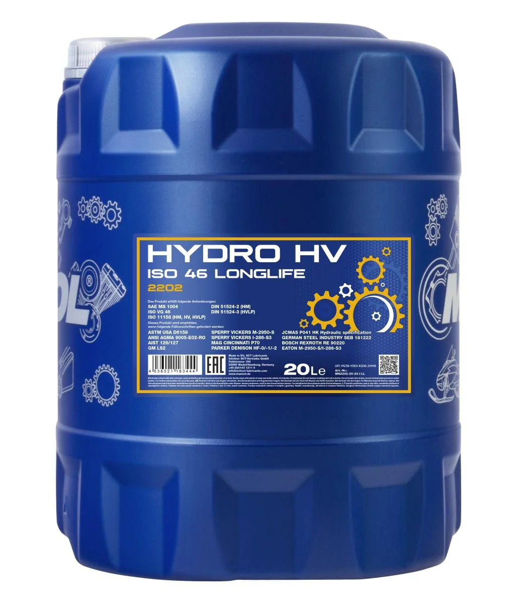 MANNOL® - MN220220 - Hydro HV ISO 46 Longlife 20L