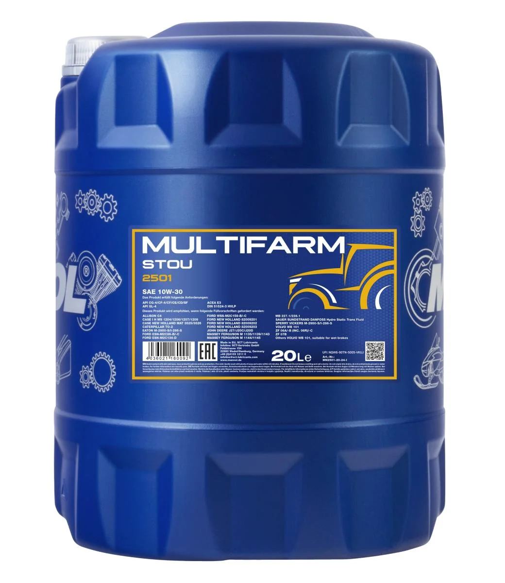 MANNOL® - MN250120 - Multifarm STOU 10W-30 20L