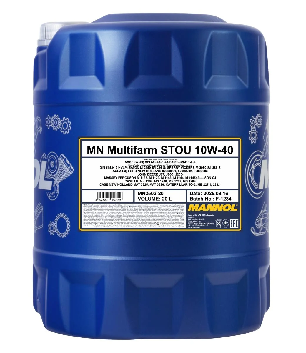 MANNOL® - MN250220 - Multifarm STOU 10W-40 20L