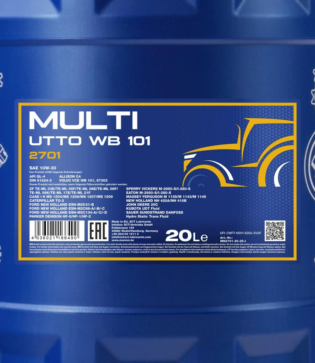 MANNOL® - MN270120 - Multi UTTO WB 101 20L