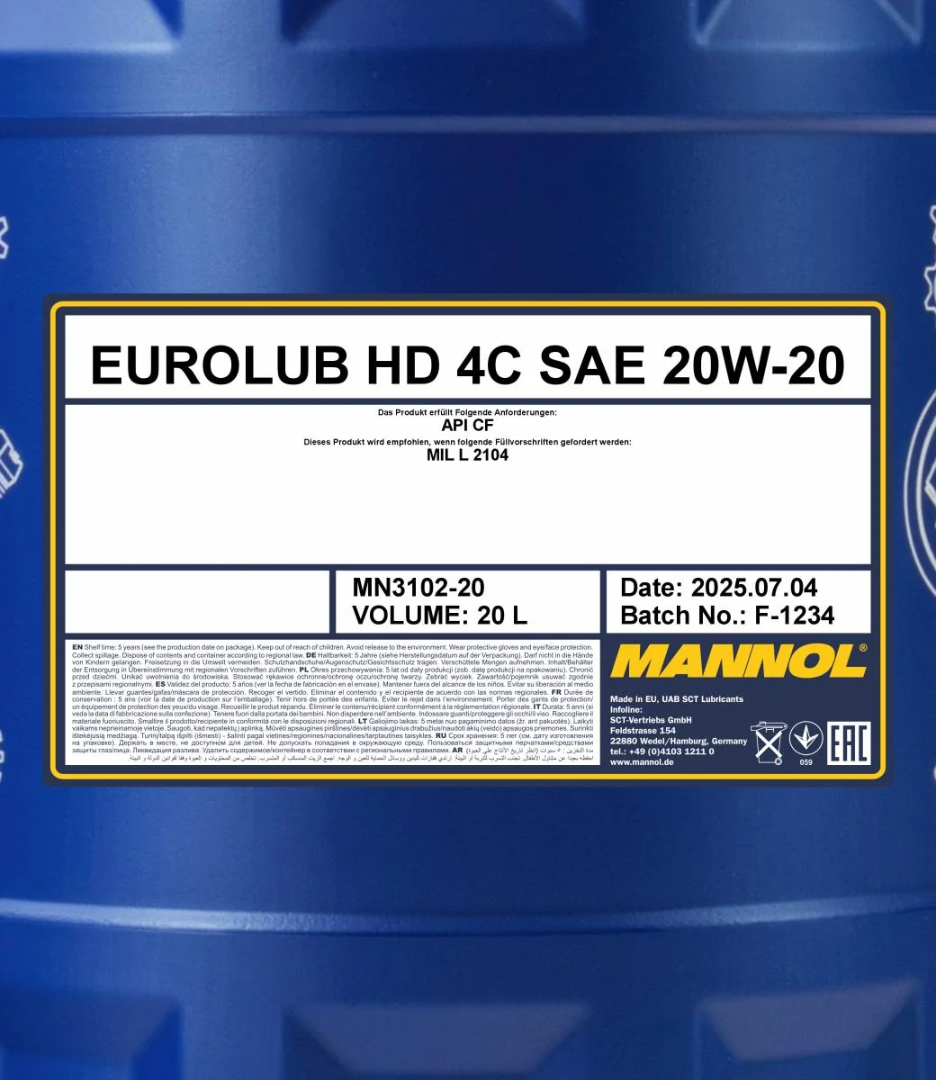 MANNOL® - MN310220 - Multifunktionsoel 20L