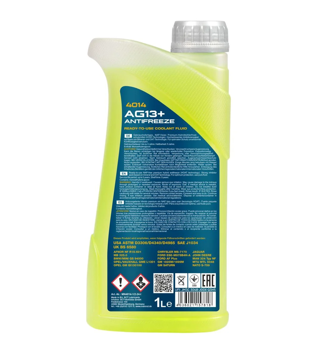 MANNOL® - MN40141 - Kuehlerschutz AG13+ (-40) Advanced 1L